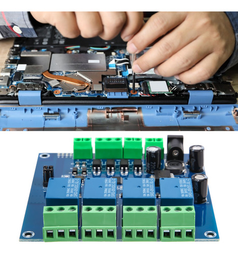 Módulo De Relé De 4 Vías Modbus Rtu Módulo De Relé De 7-24 V