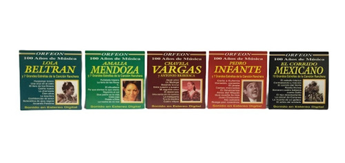 Cd Musica Regional Mexicana 5 Pz (Usado)