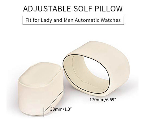 (bk1) Reloj De Pulsera Pequeño Con Forma De Almohada Y Panta