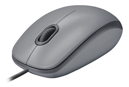 Mouse Logitech M110 Silencioso Usb Plateado 1000dp Color Gris