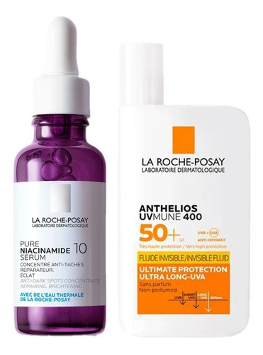 Combo La Roche Posay Serum Antimanchas+anthelios Uv Mune 400