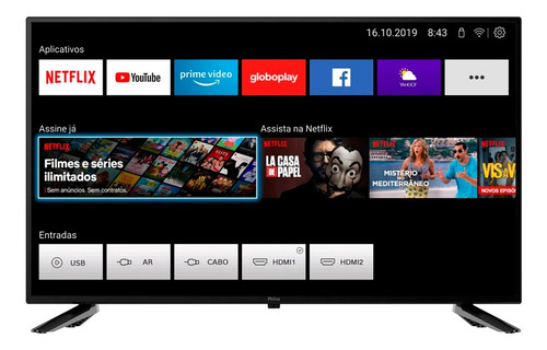 Imagem 2 de 5 de Smart Tv Philco 32'' Fast Smart Ptv32n5se10h D-led Bivolt