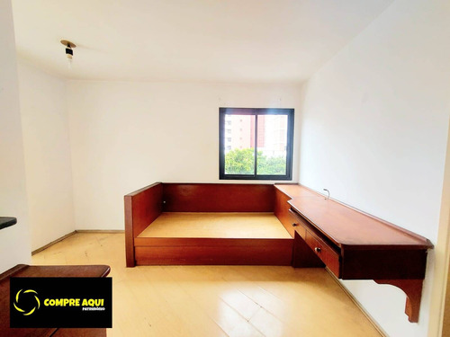 Imagem 3 de 15 de Apartamento Para Venda Com 1 Quarto 1 Vaga Em Santa Cecília - Sp - Ajm432