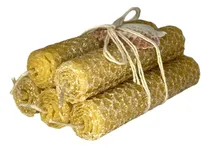 Comprar Velas  Miel Y Yagra X 5 Unidades  Resina Hindu + Portavelas