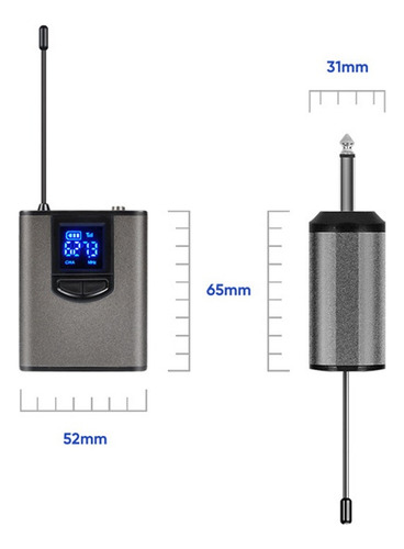 Portátil Sem Fio Mini Receptor Headset Transmissor Lavalier