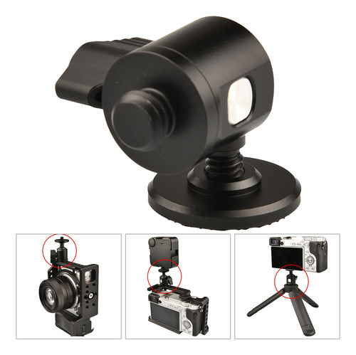 Mini Rótula Giratoria De 360 ° Para Cámaras Teléfono C
