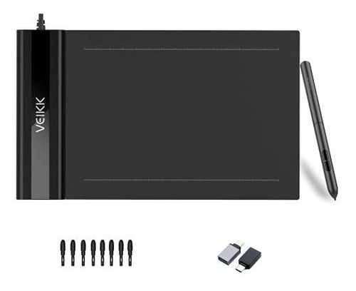 Tableta De Dibujo Grafico Veikk S640, Compatible Con Windows