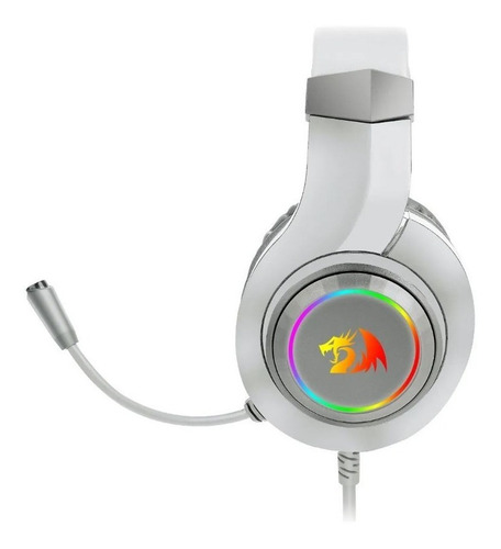 Imagen 2 de 4 de Auricular Gamer Redragon H260 Hylas White Rgb Mipowerdestiny