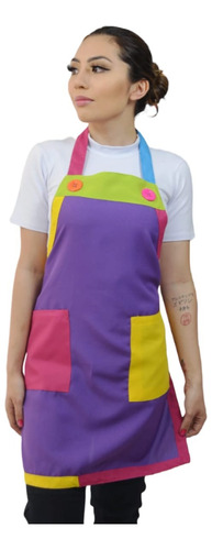 Avental Colorido Para Festas Infantis - Roxo Promoção Festas