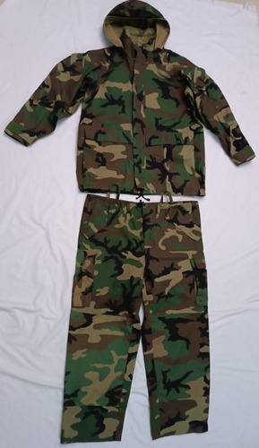 Uniforme Tactico Gore-tex Woodland Camo Oficial  Cordura