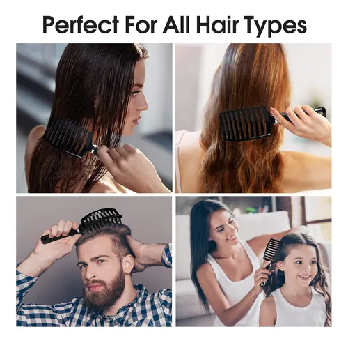 Cepillo Para Cabello Bsisme Curvado Para Mujer Y Hombre