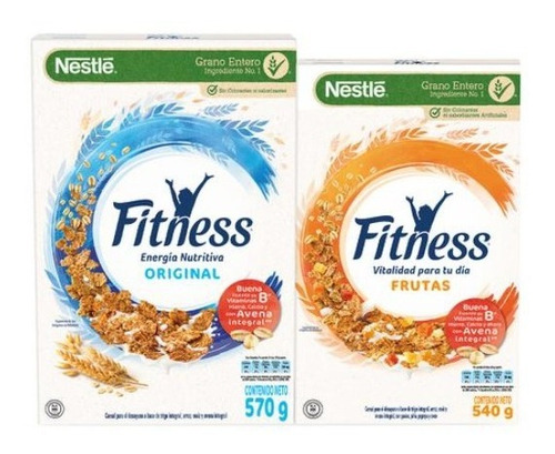 Cereal 2 Unidades, 1 Original Y 1 Frutas Fitness 