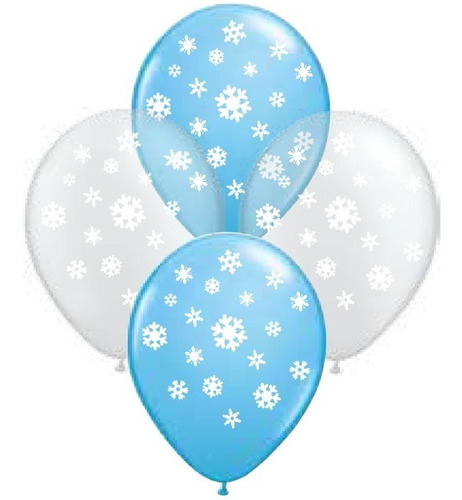 Globos Copos De Nieve Frozen  X10 Globelium