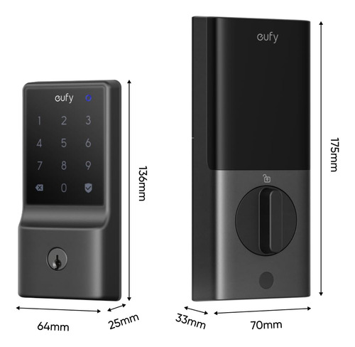 Entrada Sem Chave Smart Lock Eufy Security C34 Com Apple Hom