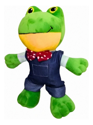 Peluche Novedad Animal Rana René Overol Regaló Cumpleaños Verde