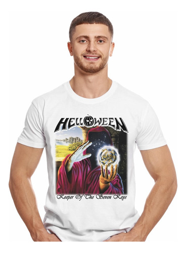 Polera Helloween Keeper Of The Seven Keys Metal Impresión Di