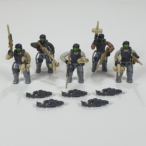 Call Of Duty Mega Construx Atlas Lote Armas Rifle Metralleta 200 (Usado)