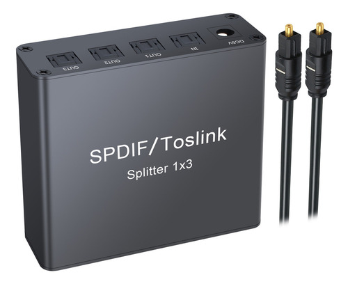 Proster Divisor De Audio Digital Óptico Spdif Toslink