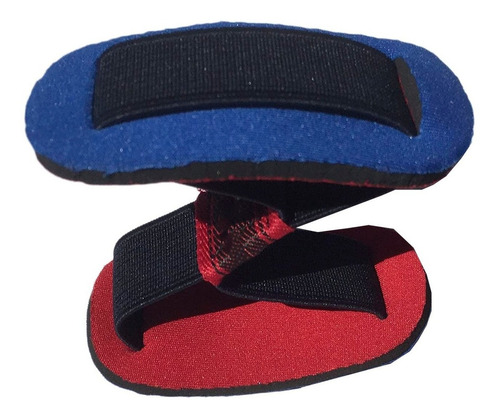 Ejercitador Juanete Disminuye Controla Separador Liga Dedo Color Azul/ Rojo