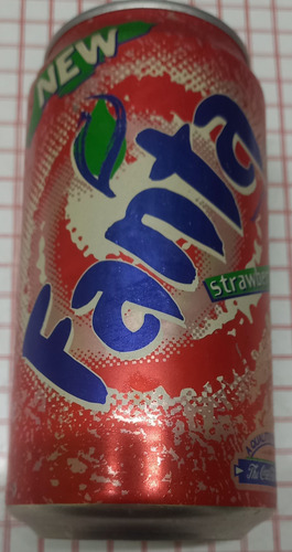 Lata Fanta Strawberry 1997 Vacia Arabe 375 Ml Strawberry Arabe (Usado)