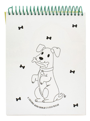 Livro De Colorir Pintura Mágica Animais De Estimação Curious Universe Edição 1 2023 Português Happy Books