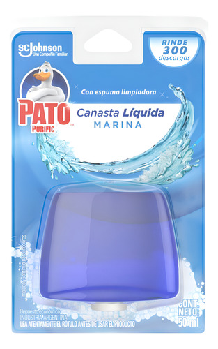Pato Marina Canasta Líquida Inodoro Repuesto 300 Descargas