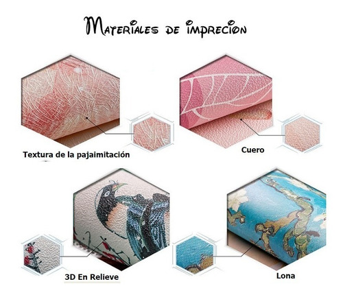 Imagen 3 de 3 de Papel Tapiz Mural Arte Abstracto Modelo A3
