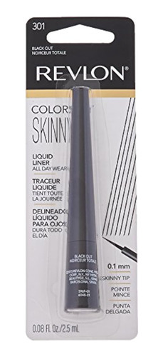 Revlon Colorstay Skinny Liquid Eyeliner, Black Out