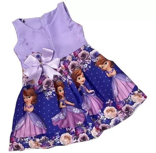 Vestido Princesa Sofia Luxinho