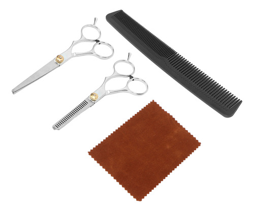 Juego De Tijeras Para Cortar Cabello Barber Silver, Diseño E