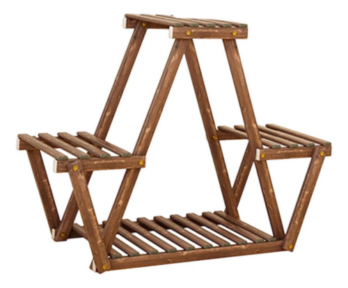 Soporte De Madera Para , Expositor De Flores, Rústico,