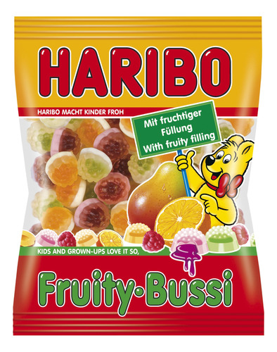 Haribo - Caramelos De Gomita Bussi Frutados 7.05 Oz Importad