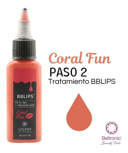 Coral Fun Bblips Con Ac Hialuronico Lucent Apto Dermapen 