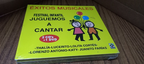 Cd+dvd  Festival  Juguemos A Cantar Varios Artistas, Thalia 