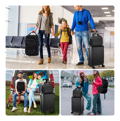 Maletas De Viaje Set Equipaje De Mano19+12in Enviar Mochila