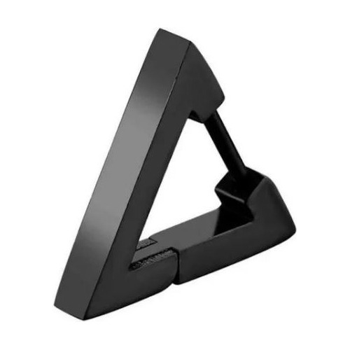 Aros Triangulo  Always Black  Par Regalo Hombre Mujer 