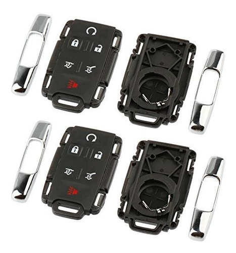 Accesorios Antirrobo, Chrome Key Fob Keyless Entry Remote Sh