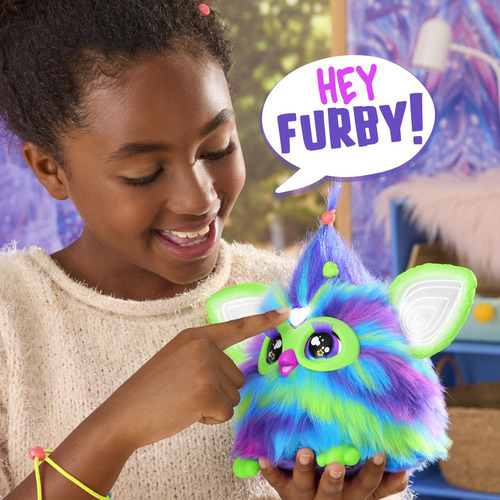 Furby Galaxy Edition Juguete Interactivo Que Brilla En La Os