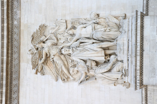 Cuadro 50-arc De Triomphe-paris-11 32x20 C/marco De Madera