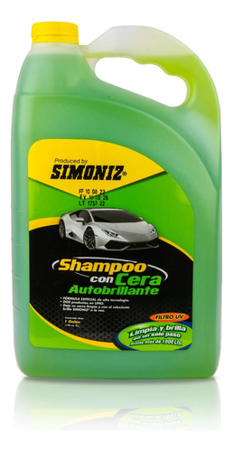 Shampoo Con Cera Para Autos Simoniz 1gl