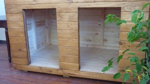Casa De Perro Doble Entrada Tamaño Grande
