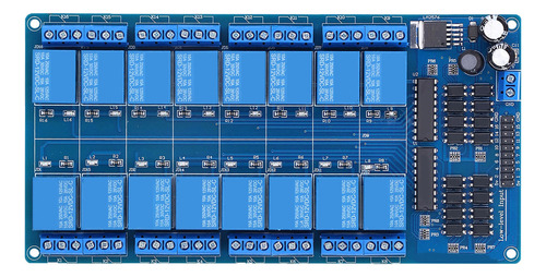 Módulo De Relé 12v, Interface Rj45 De Alta Precisão De 16 Ca