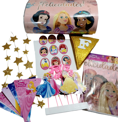 Princesas Disney Combo Cumple