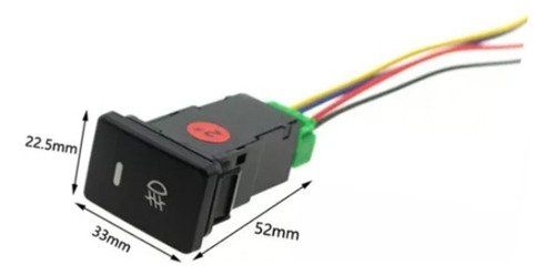 Interruptor Botón Neblinero Toyota Hilux 2020 2024