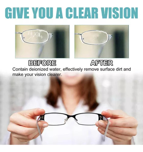 Spray Para Limpeza Arranhões E Lentes, Limpador Óculos