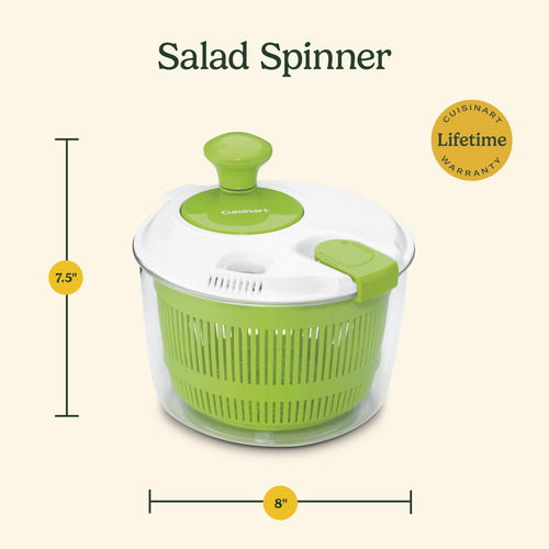 Centrifugadora Para Ensaladas Cuisinart, Lavar, Centrifugar