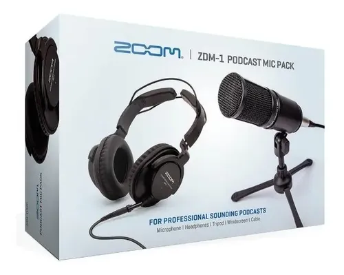 Zoom Zdm-1 Kit Completo Para Podcast Preto | Parcelamento sem juros