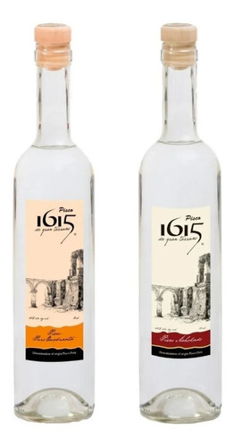 Licor Pisco 1615 Quebranta + Pisco 1615 Acholado 750ml