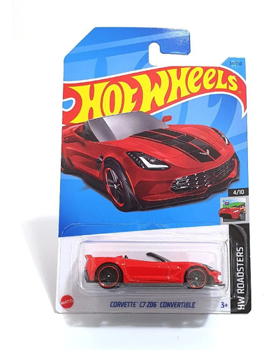 Hot Wheels # 4/10 - Corvette C7 Z06 Convertible 1/64 - Hkh41
