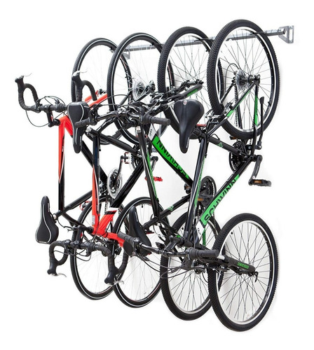 Rack De Almacenamiento Organizador Para 4 Bicicletas 